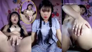 ပွတ်ပြ နှိုက်ပြတဲ့ မြန်မာမလေး